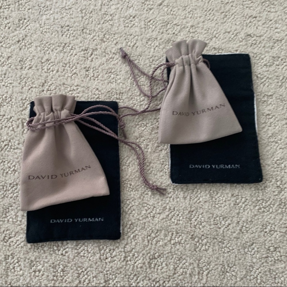David Yurman bracelet pouch and cleaning cloth